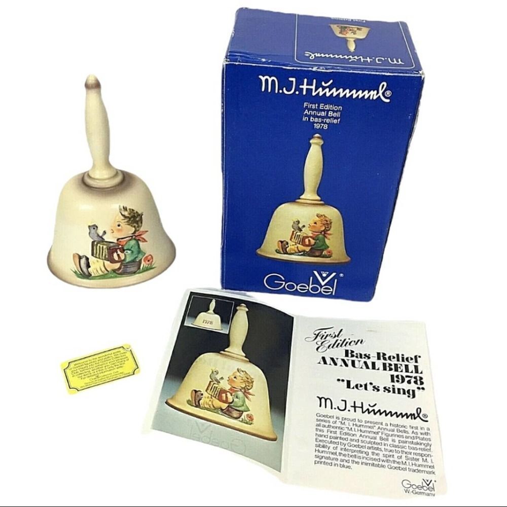 1978 Goebel Hummel Ceramic Bell